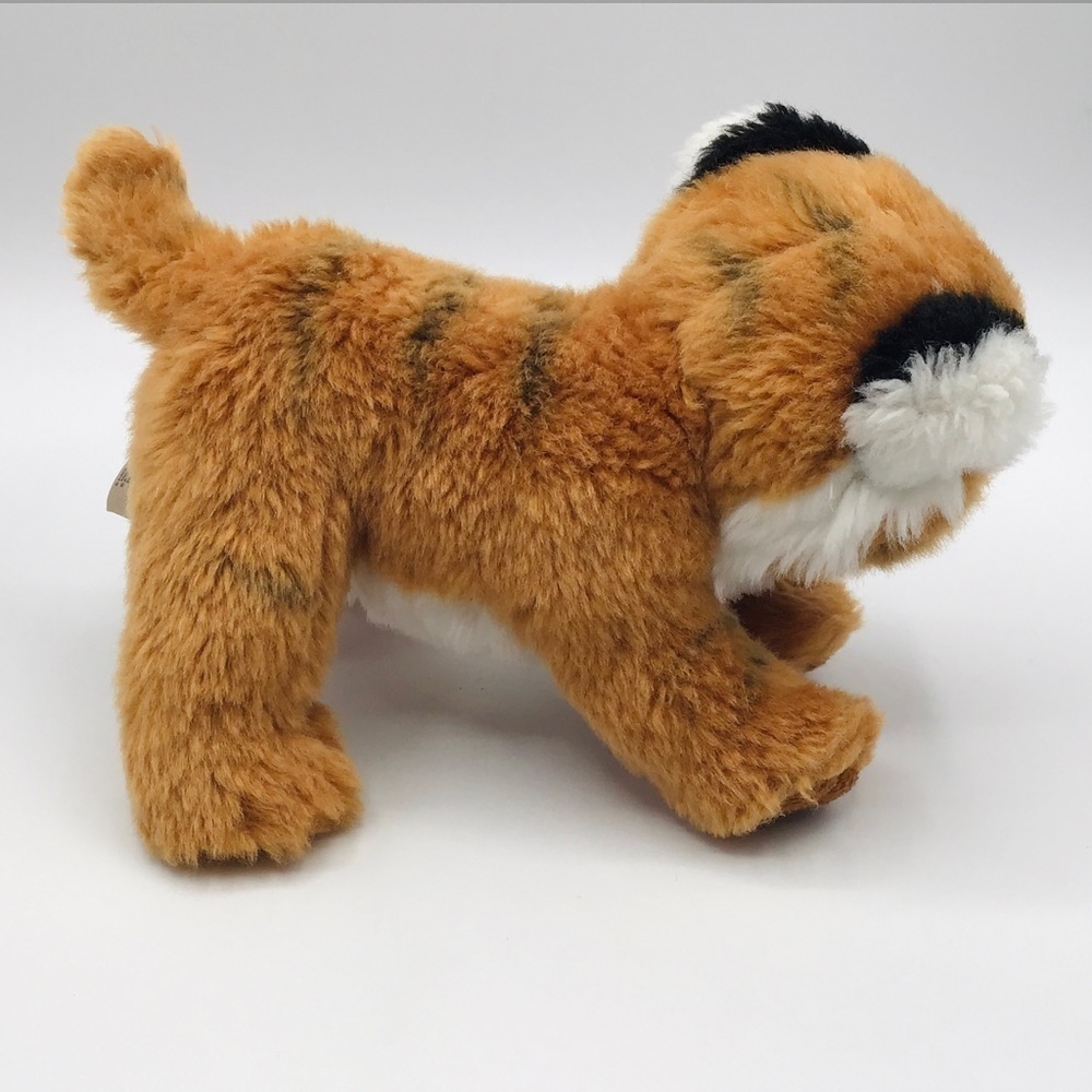AURORA Bengal Tiger Cub 8” San Diego Zoo Safari Park Plush Tiger Trail Animal - Picture 4 of 9